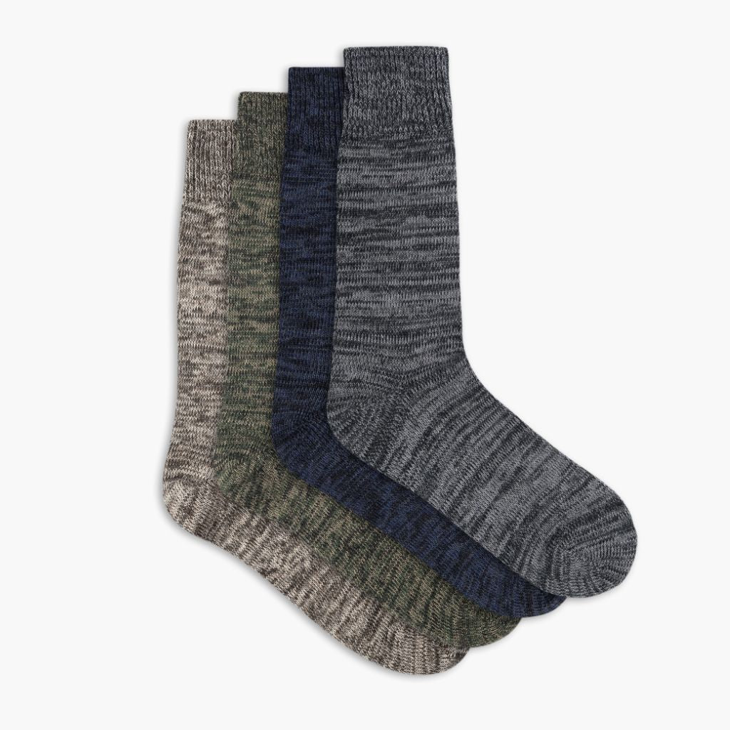 Women's Marled Sock | Everyday Basics 4-Pack