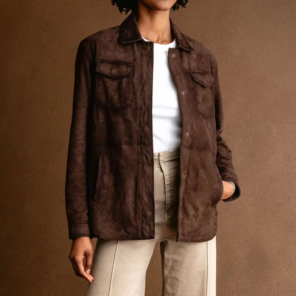 Dakota Shirt Jacket | Brown